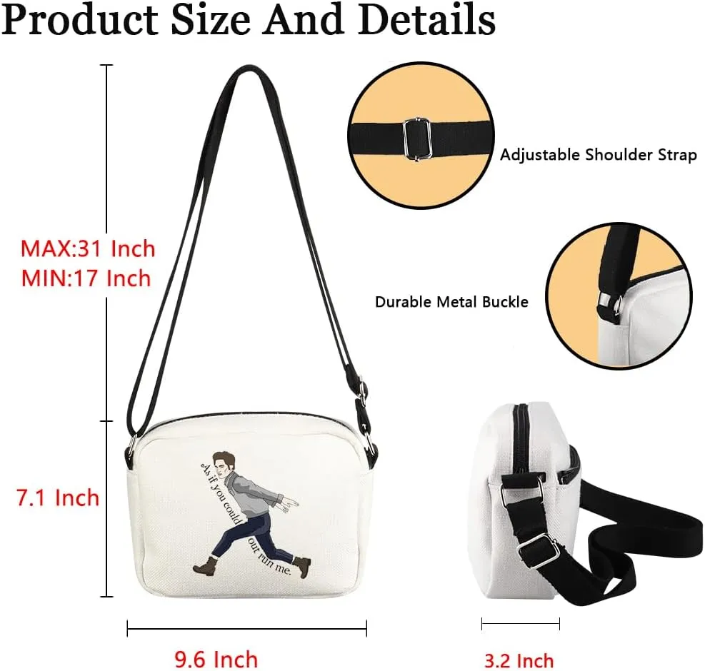 POFULL Movie inspired Gift As If You Could Out Run Me Cosmetic Bag Movie Fans Gift
