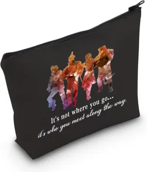 POFULL Movie Inspired Gifts Its Not Where You Go But Who You Meet Zipper Pouch Bag