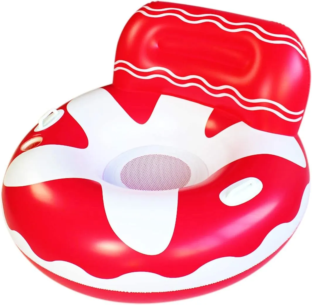 Pool Lounger Float for Adult, Float Hammock, mesh Bottom Pool Float, with Two Handle and a Big Cup Holder, Great for Chilling in The Pool.