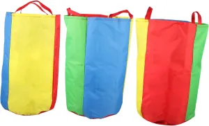 POPETPOP Family Fun Sack Race Game 3-Piece Jumping Sack Set Toddler Games Outdoor Bean Bags for Boys and Girls