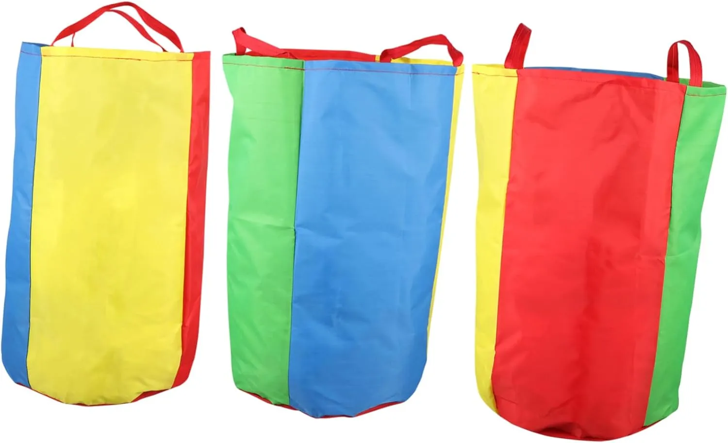 POPETPOP Family Fun Sack Race Game 3-Piece Jumping Sack Set Toddler Games Outdoor Bean Bags for Boys and Girls