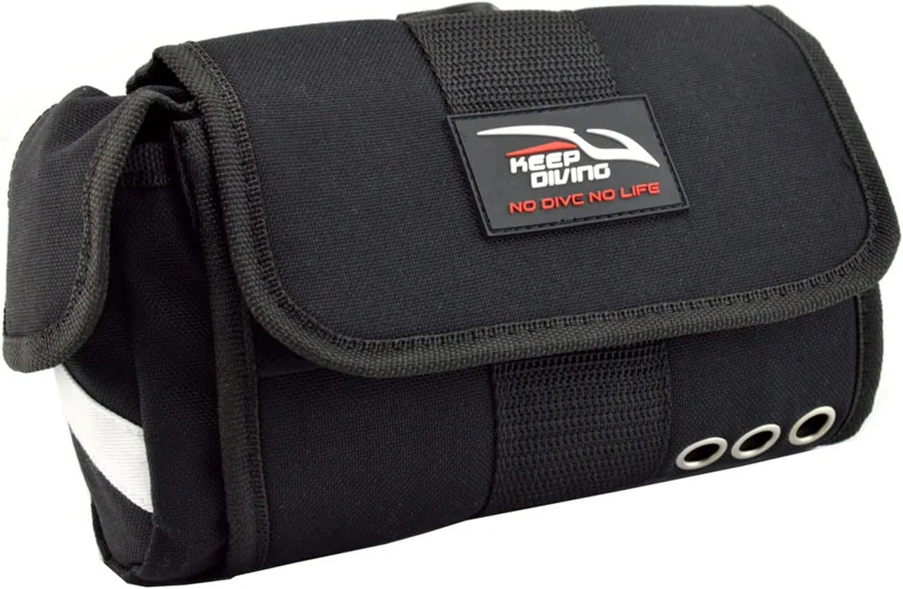 Portable Mask Bag Heavy-Duty Diving Bag Neoprene Mask Bag Diving and Snorkeling Gear & Equipment, 17x10x8cm, Black