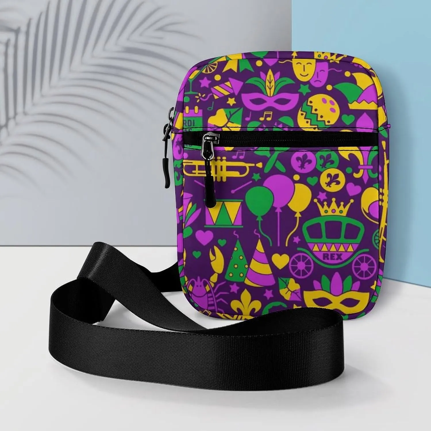 Portable Small Crossbody Bag for Women Men, Casual Mini Cell-phone Pouch Travel Shoulder Bag