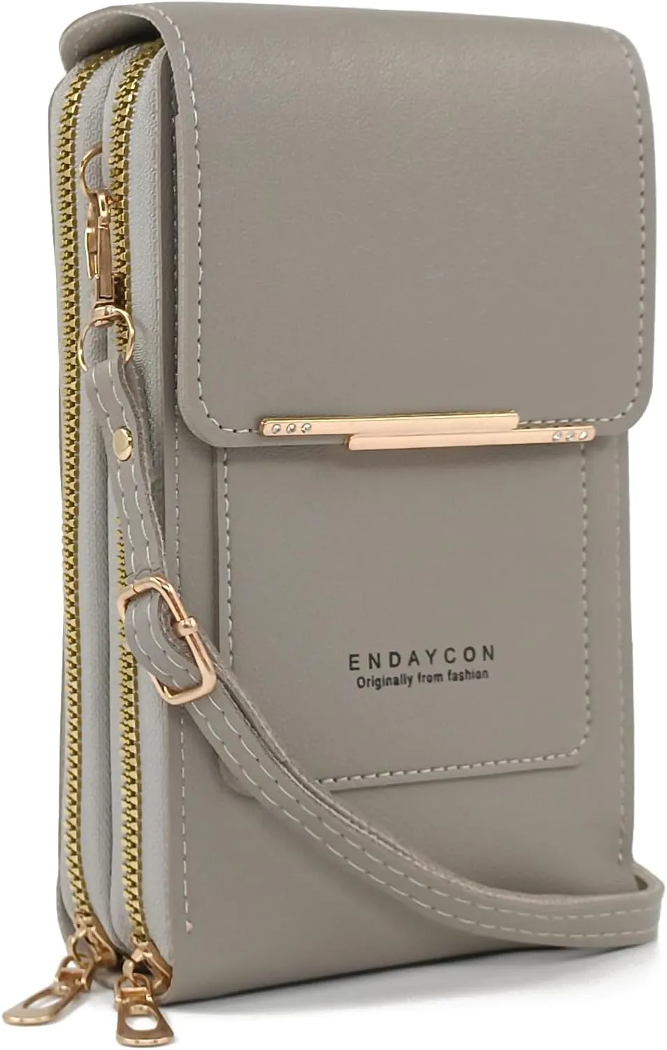 PORT&LOTUS Small Cell Cross Body Purses for Women Mini Shoulder Handbags Zipper Crossbody Bags