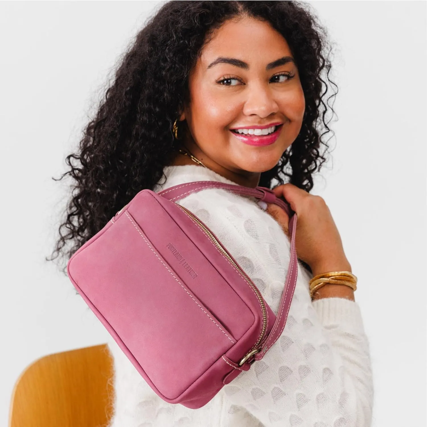 Portland Leather Goods Large Camera Bag Purse for Women – Handmade from the Finest Full-Grain Hides