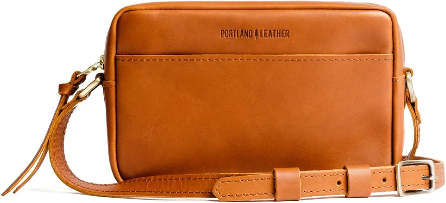 Portland Leather Goods Large Camera Bag Purse for Women – Handmade from the Finest Full-Grain Hides