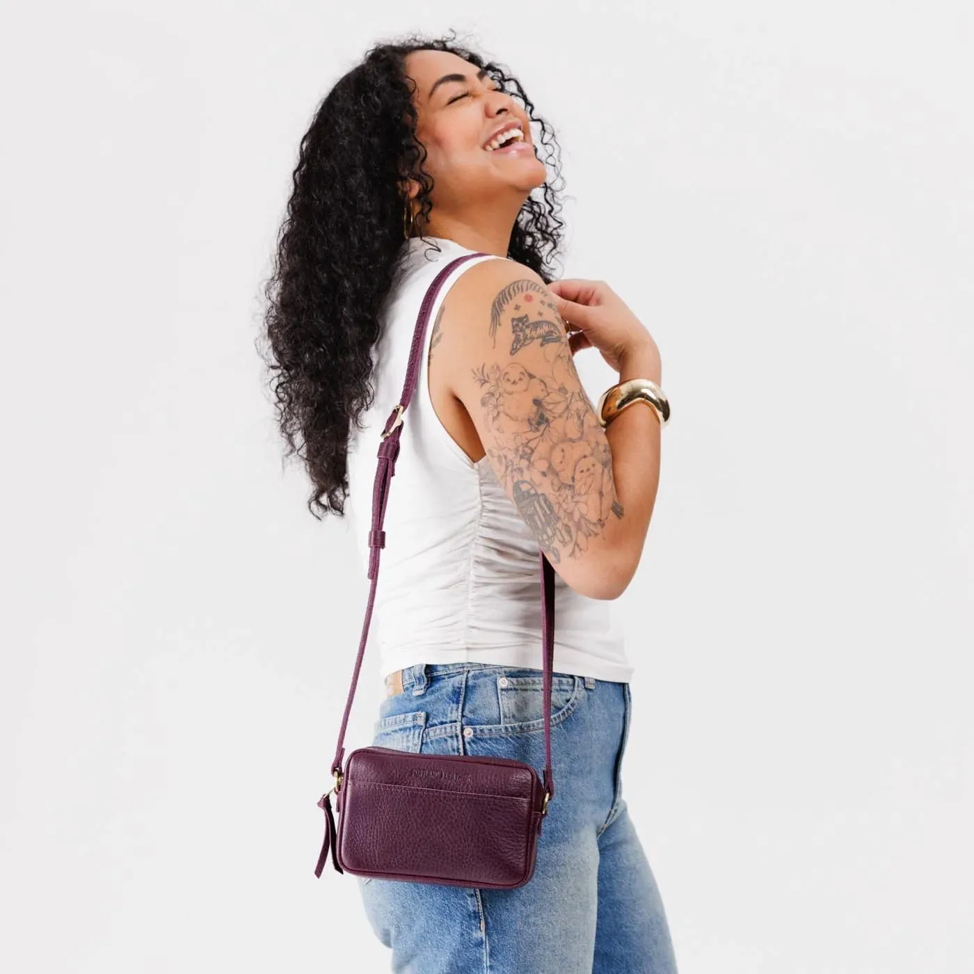 Portland Leather Goods Small Camera Bag Purse for Women – Handmade from the Finest Full-Grain Hides