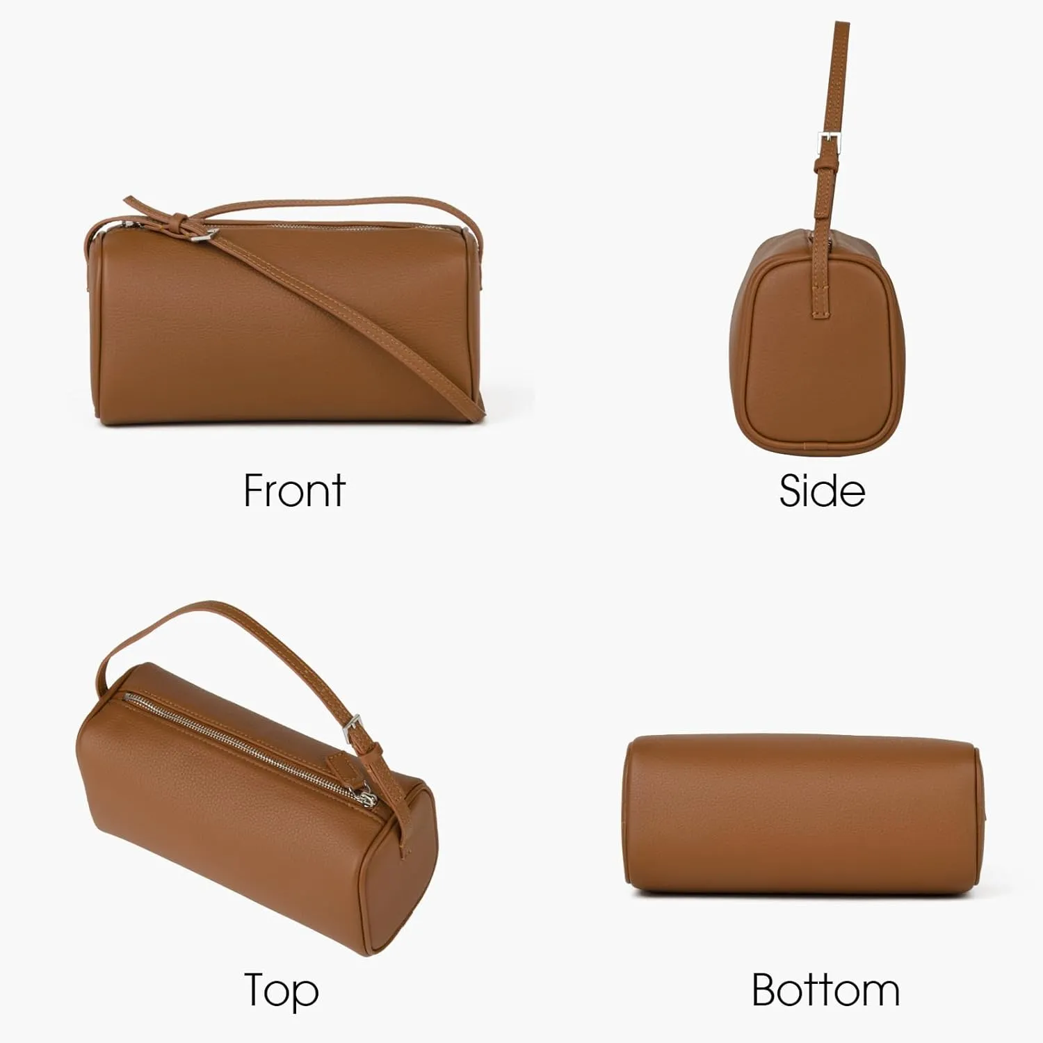 Premium Full-Grained Leather Crossbody Purses for Women, Hobo Bags for Women Crossbody with Adjustable Strap