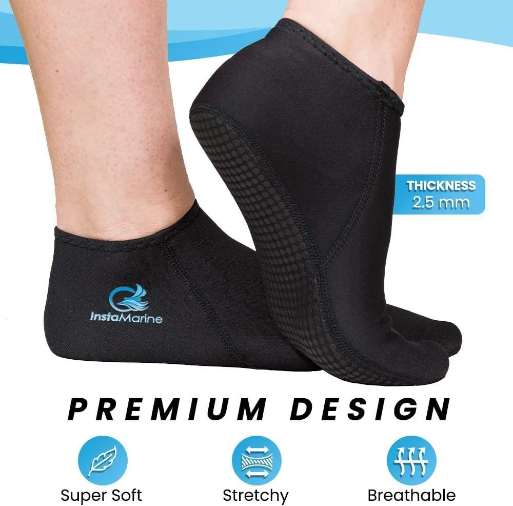 Premium Neoprene Socks Water Fin Sock Perfect for Water Sports, Snorkeling, Diving, Swimming
