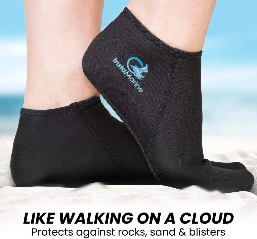 Premium Neoprene Socks Water Fin Sock Perfect for Water Sports, Snorkeling, Diving, Swimming