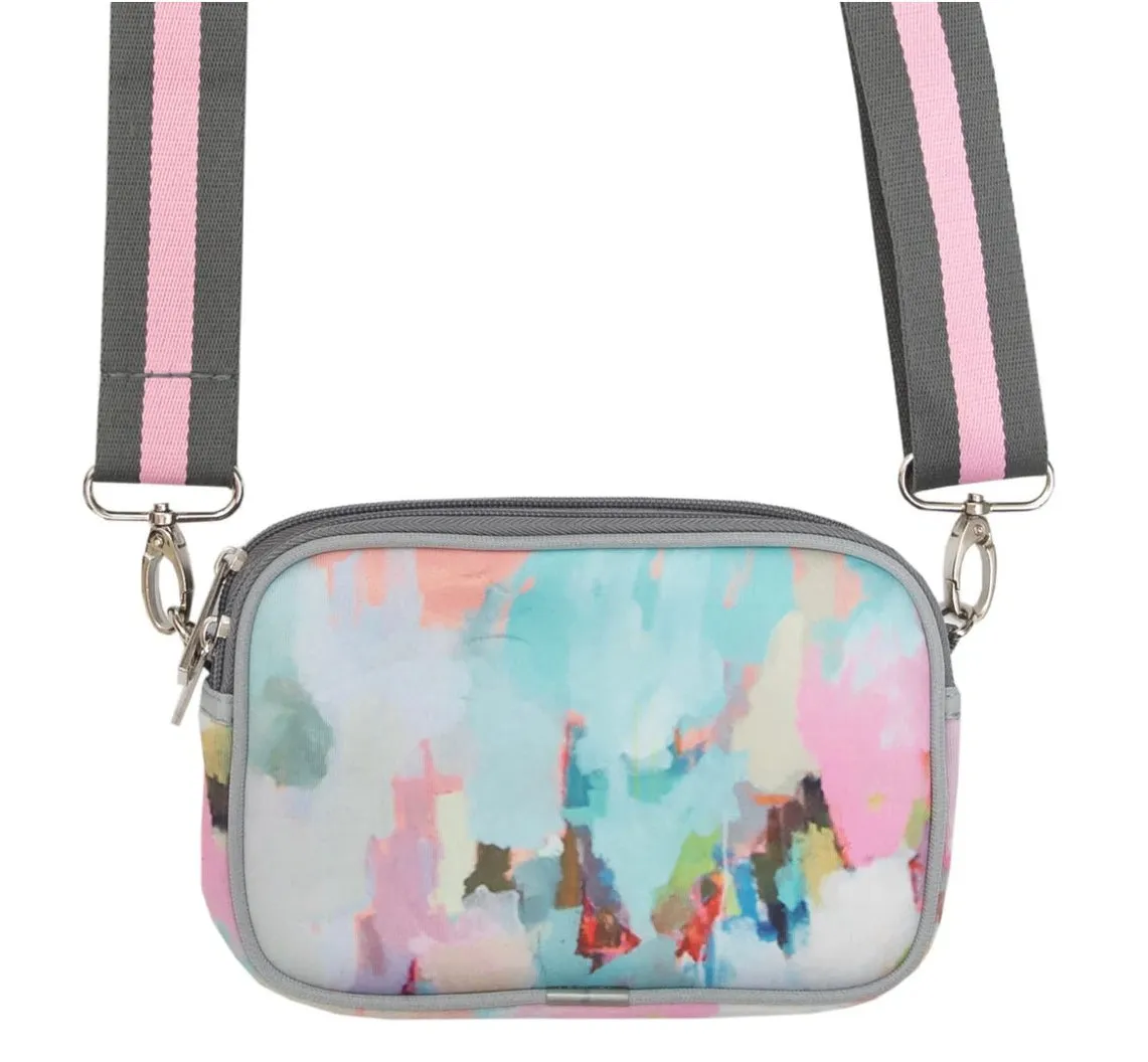 PRENELOVE DUAL ZIPPER CROSSBODY BAG LAURA PARK DESIGNS BROOKS