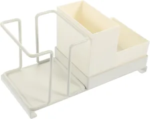PRETYZOOM Compartments Storage Box Rack Hotel Tea Bag Box Paper Cup Holder Cup Rack for Home Hotel