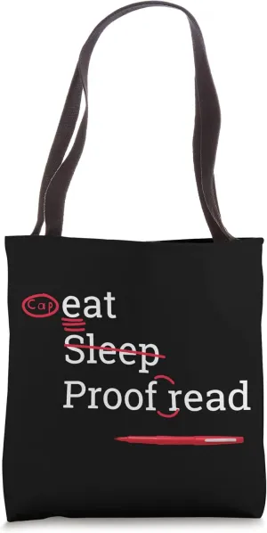 Proof Read Funny Grammar Tote Bag