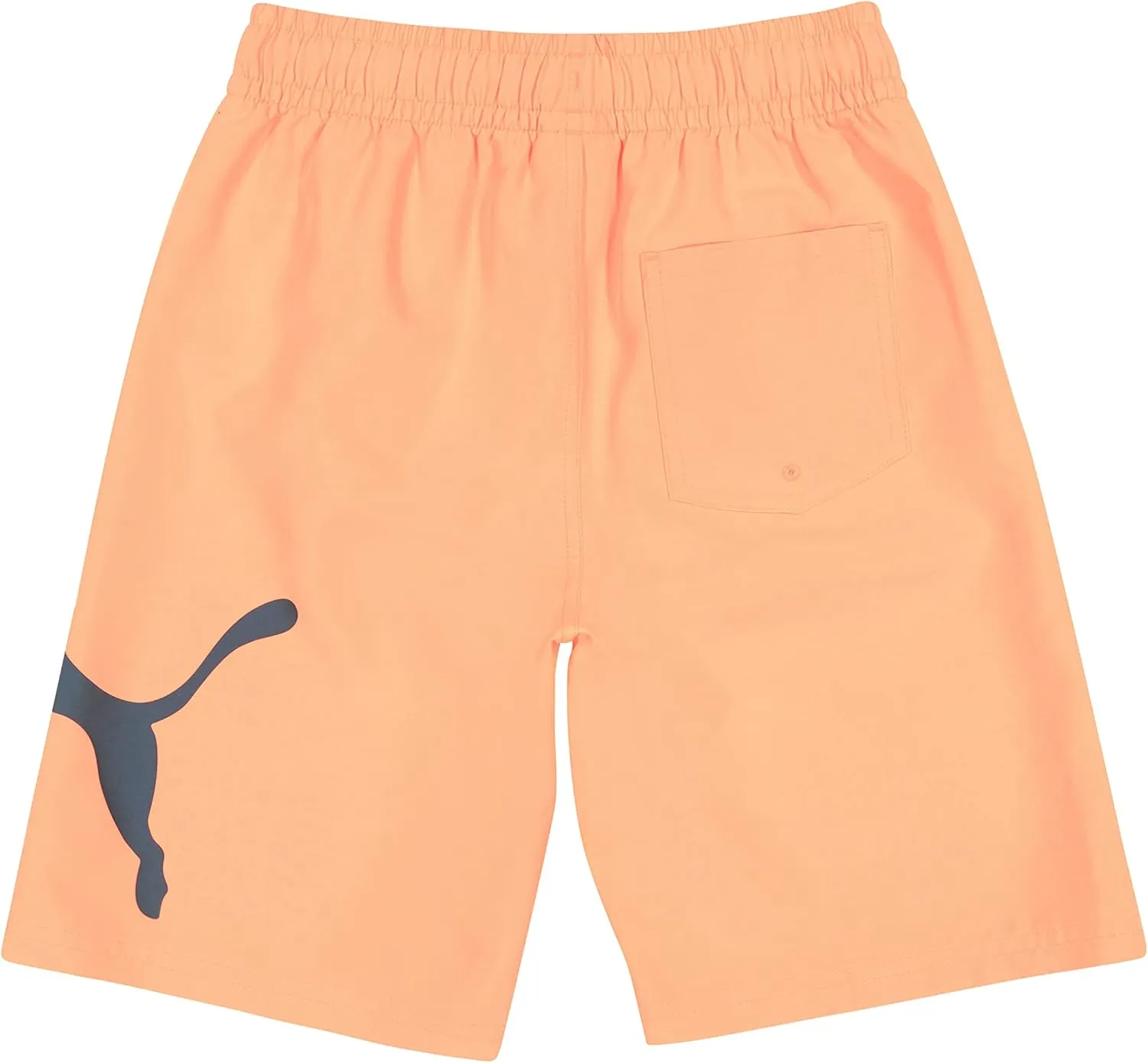 PUMA Boys' Fashion Swim Trunks, Water Repellant, Elastic Waistband with Drawcord