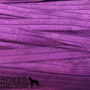 Purple FOE 5/8 Fold Over Elastic 5/8 1 Yard