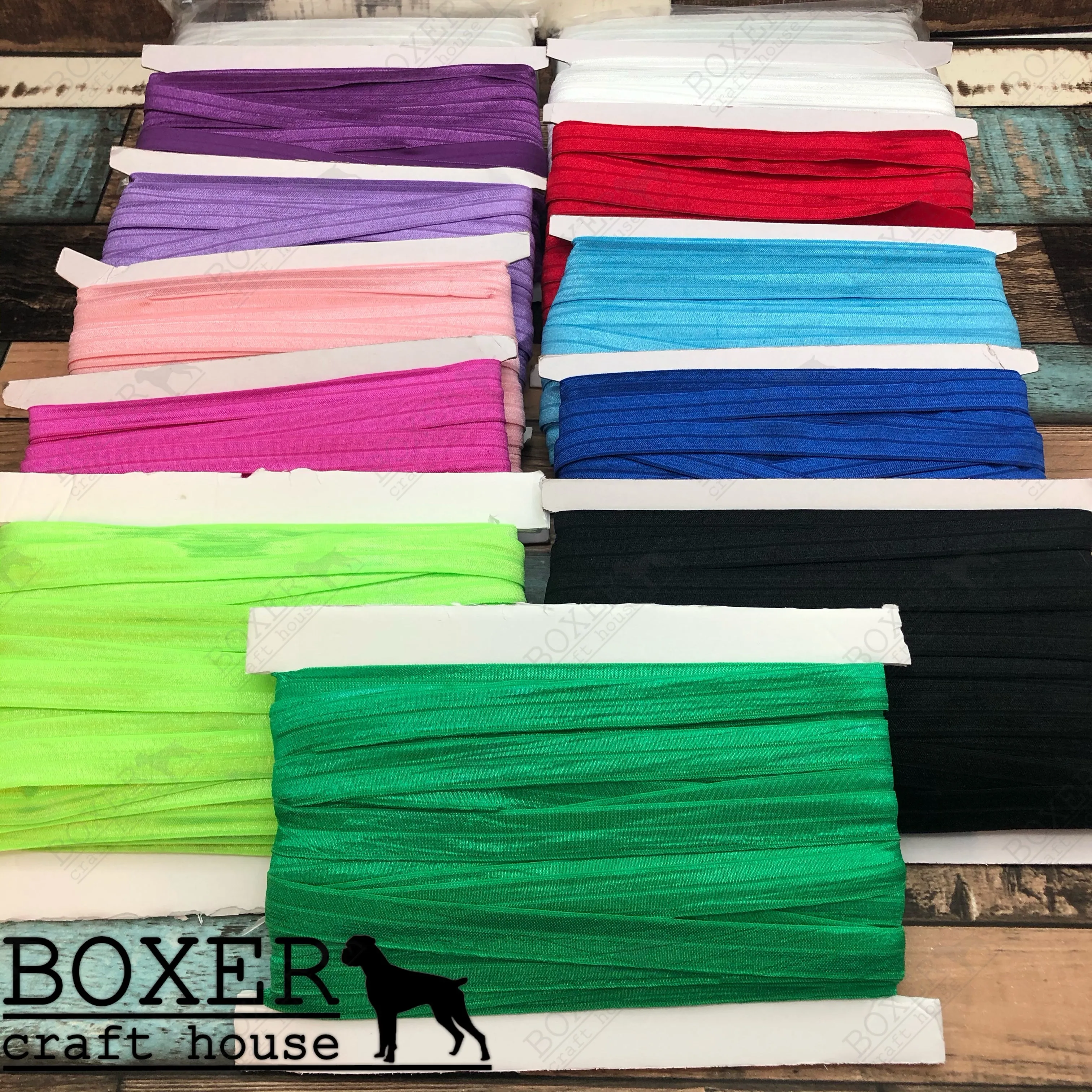 Purple FOE 5/8 Fold Over Elastic 5/8 1 Yard