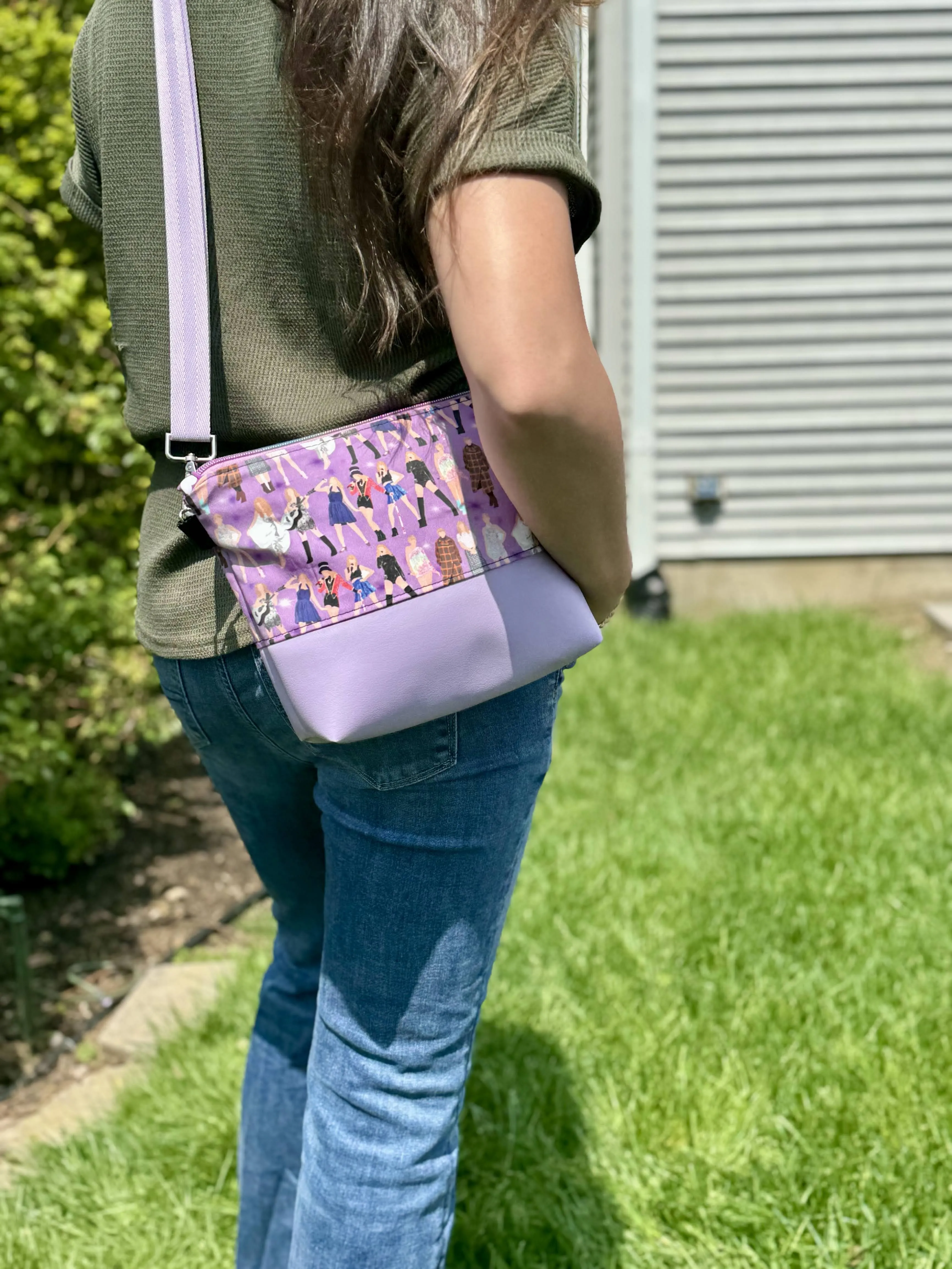 Purple Swift Crossbody Bag