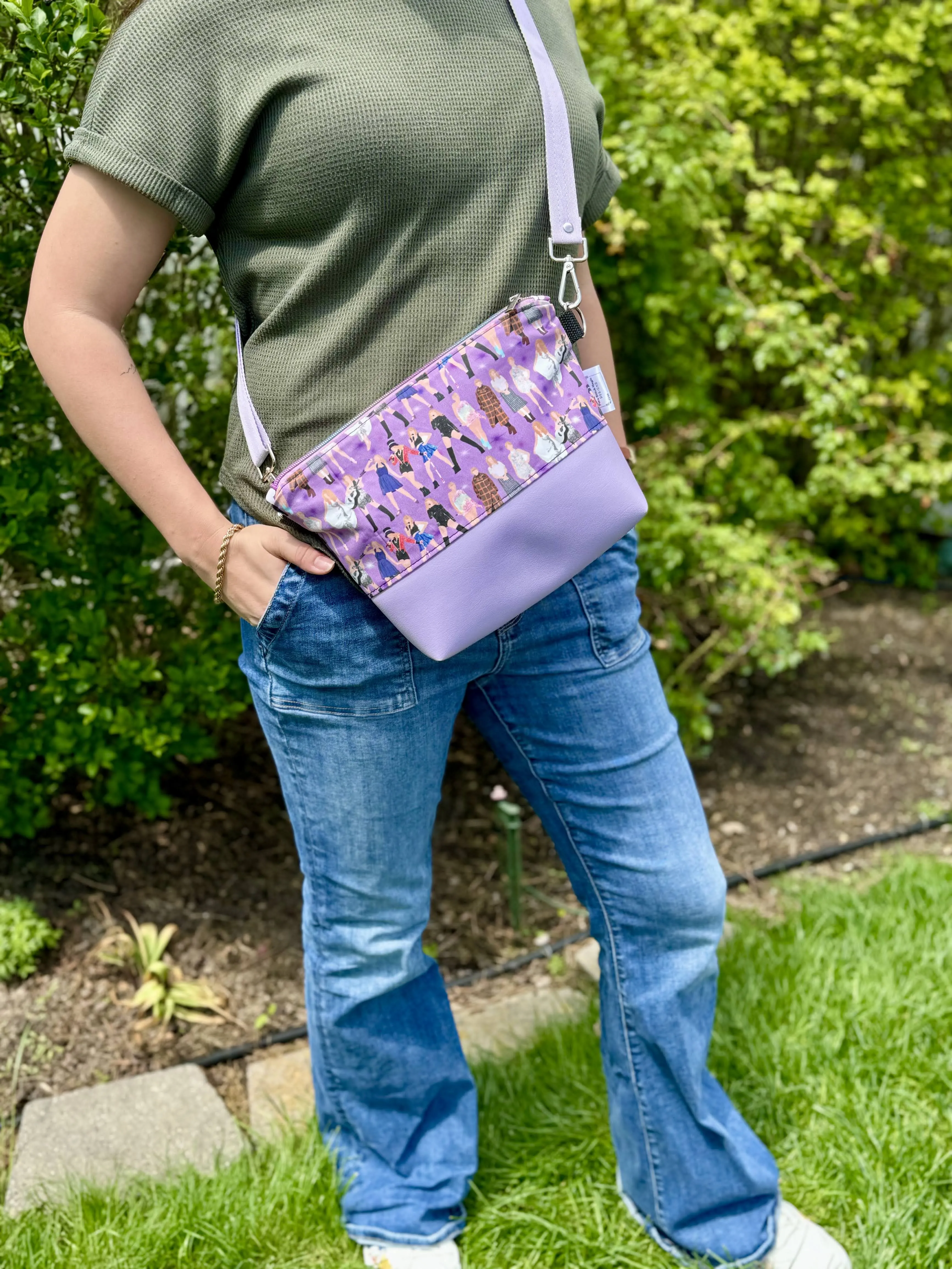 Purple Swift Crossbody Bag