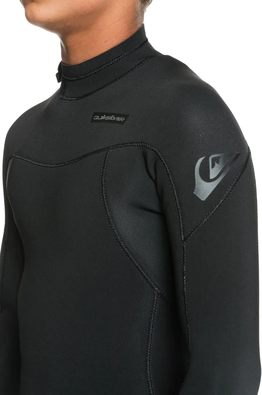 Quiksilver Boys 3/2 Sessions Back Zip Wetsuit