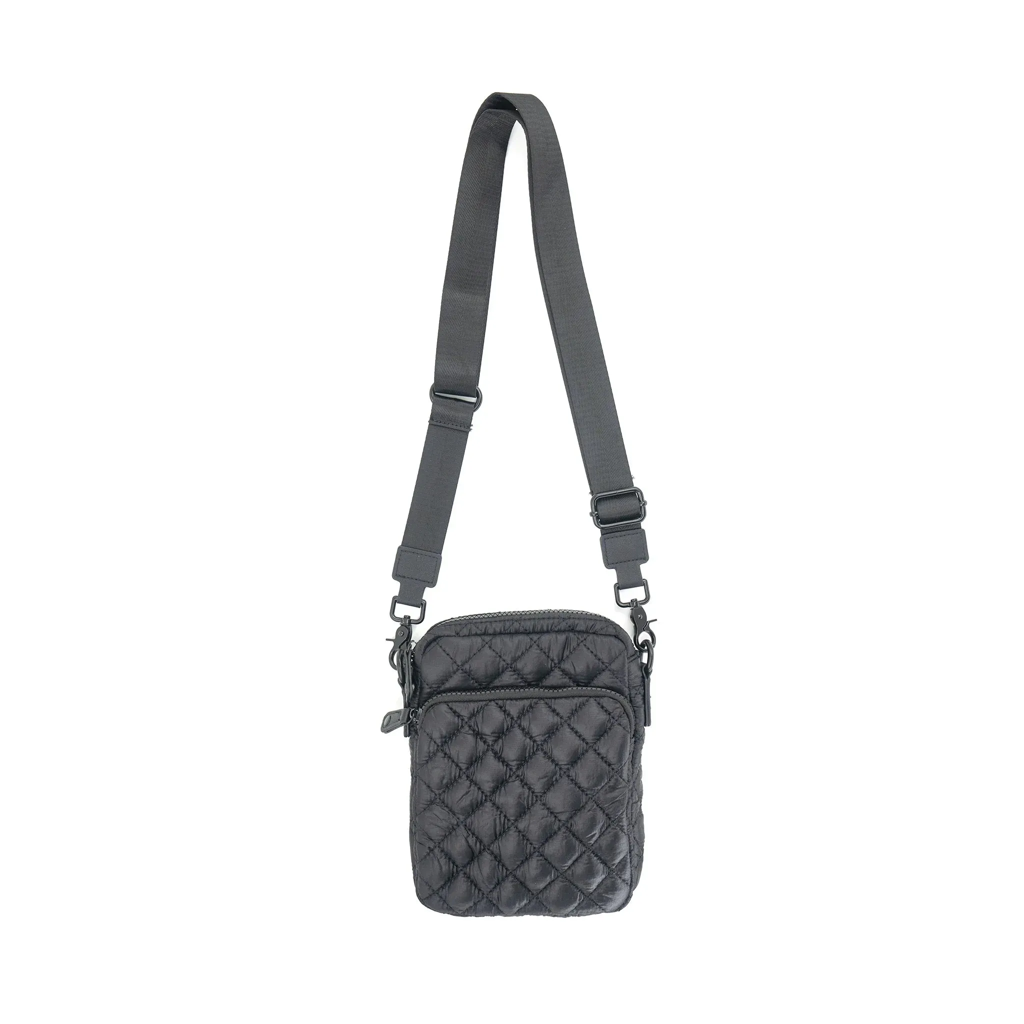 Quilted Cell Crossbody Purse