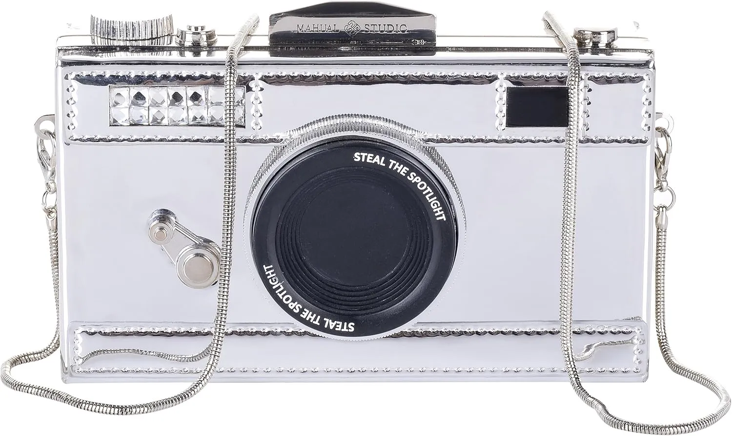 QZUnique Camera Shoulder Bag Snapshot PU Leather Crossbody Bag Vintage Novelty Cute Handbag Purse