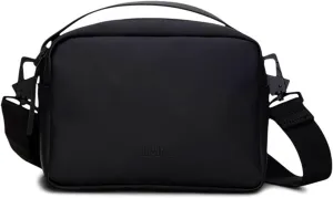 RAINS Unisex Waterproof Crossbody Sling Fanny Bag - Versatile Black Box Bag for Women & Men (Large)