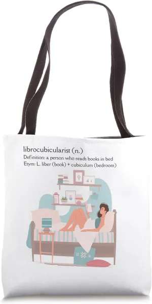 Reading In Bed Tote Bag