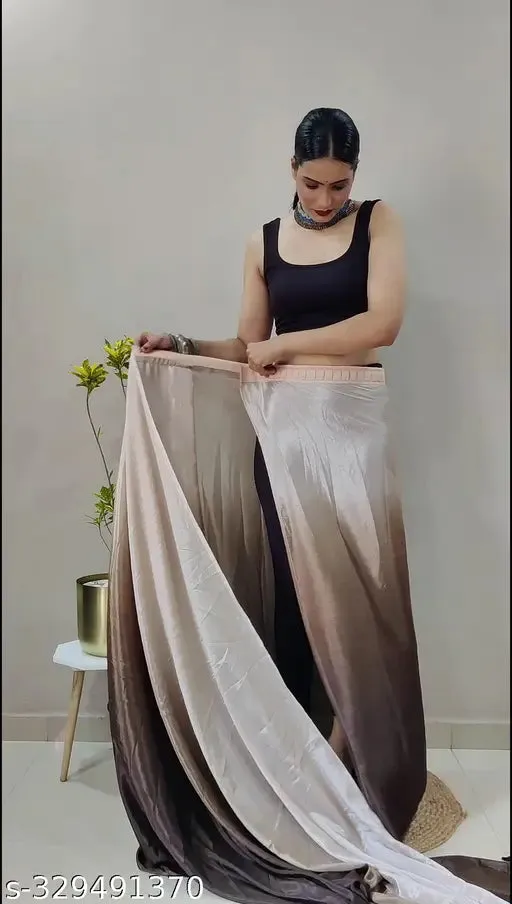 Ready to Wear Chinon Chiffon Silk Saree