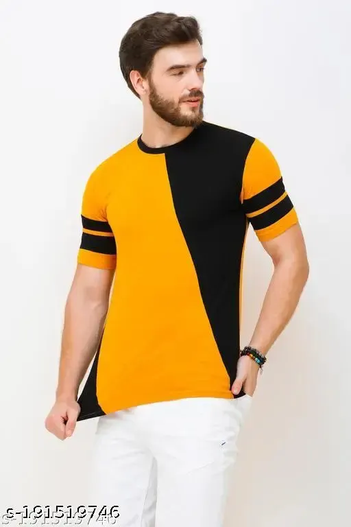 Reguler Fit Cotton Blend Tshirts For Casual Party Wear Tshirts.