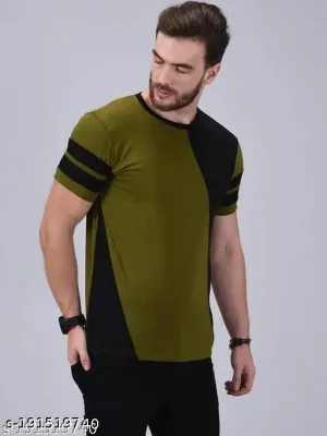 Reguler Fit Cotton Blend Tshirts For Casual Party Wear Tshirts.
