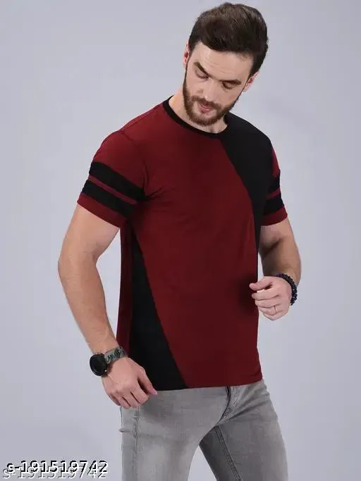 Reguler Fit Cotton Blend Tshirts For Casual Party Wear Tshirts.