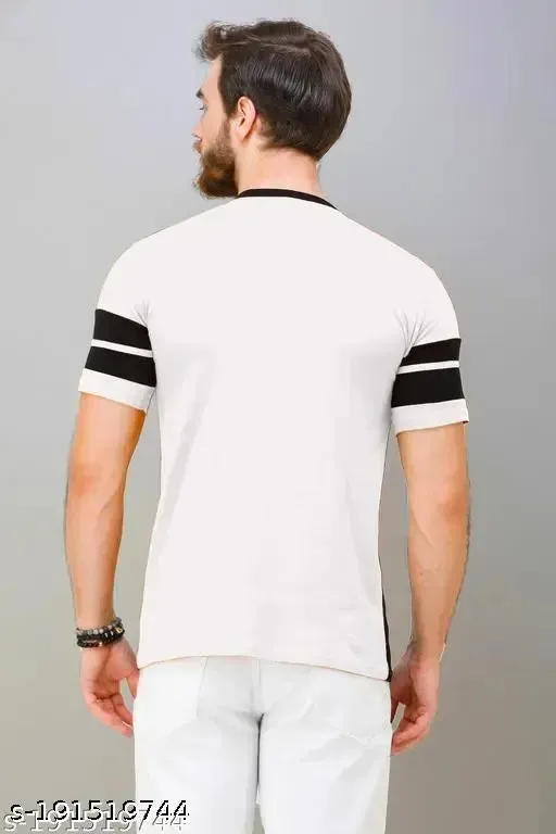 Reguler Fit Cotton Blend Tshirts For Casual Party Wear Tshirts.