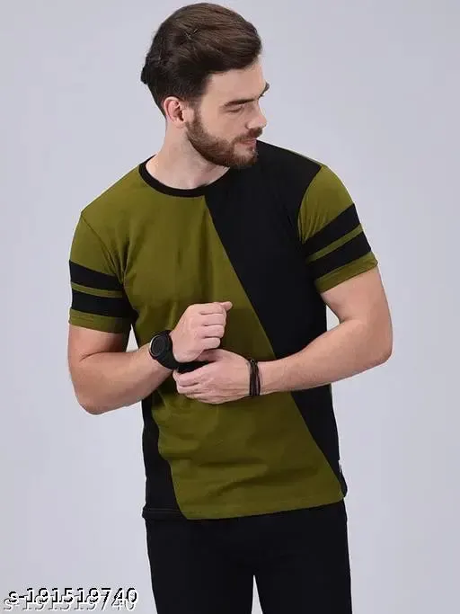 Reguler Fit Cotton Blend Tshirts For Casual Party Wear Tshirts.