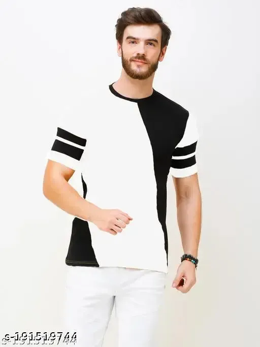 Reguler Fit Cotton Blend Tshirts For Casual Party Wear Tshirts.