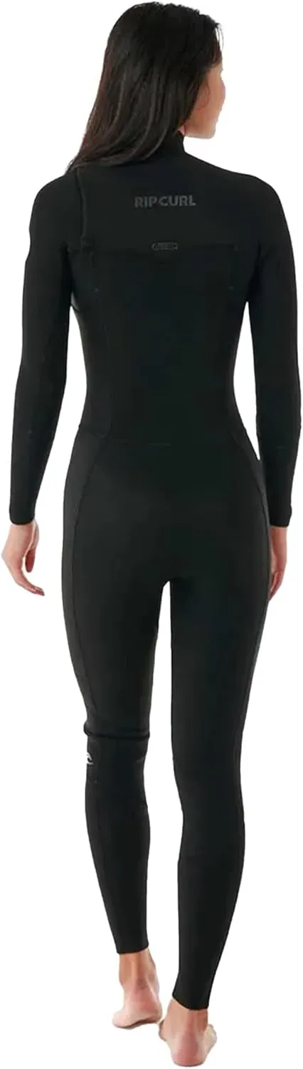 Rip Curl Womens Dawn Patrol 3/2mm Chest Zip Wetsuit 14VWFS - Black