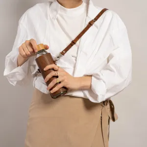 Roberto Bottle Holder - Leather Bottle Holder