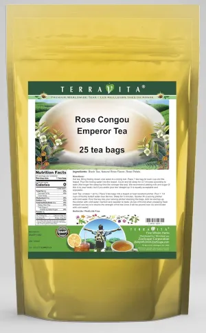 Rose Congou Emperor Tea (25 tea bags, ZIN: 510237) - 2 Pack