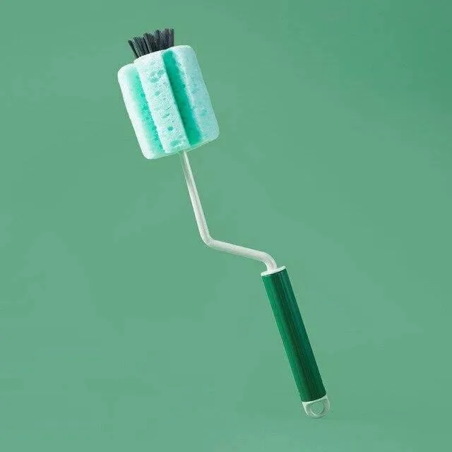 Rotating Long-Handle Bottle Glass Cleaner