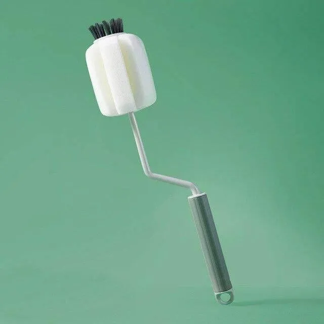 Rotating Long-Handle Bottle Glass Cleaner