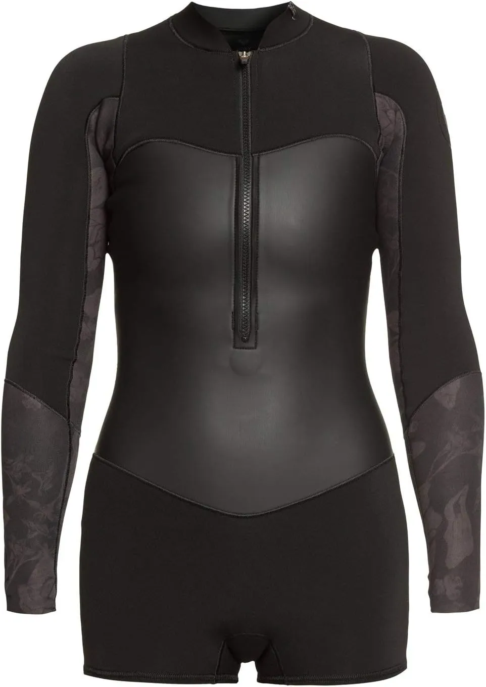 Roxy Womens 1.5 Satin Front Zip Long Sleeve Springsuit