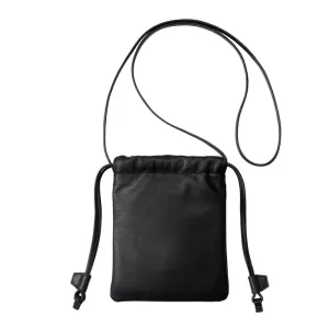 Ruffle Drawstring Pouch