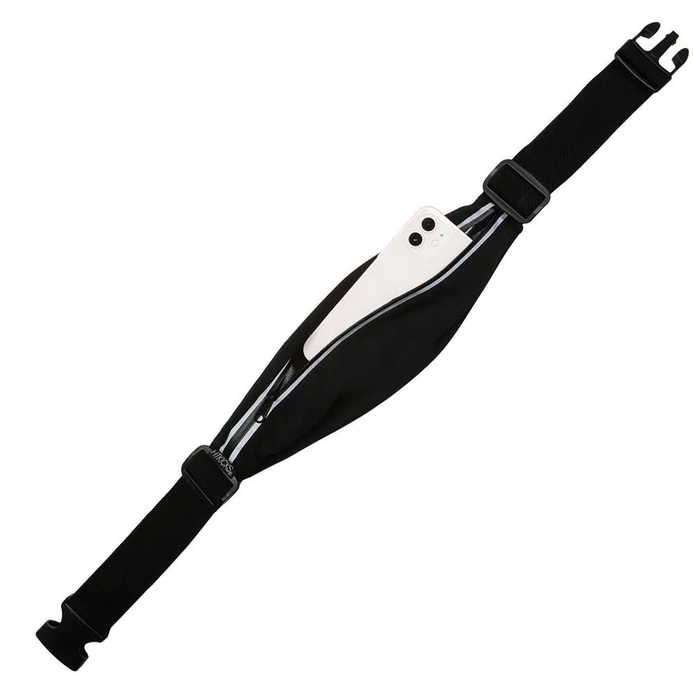 Running Belt Adjustable Waist Pack and Phone Holder with Reflective Zipper