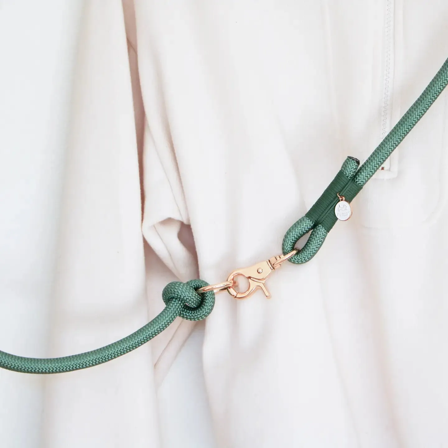 Sage Green Hands Free Adjustable Leash
