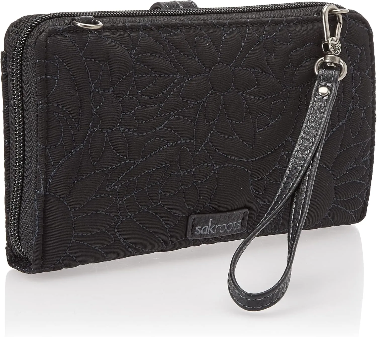 Sakroots Artist Circle Smartphone Crossbody in Eco Twill, Detachable Wristlet Strap