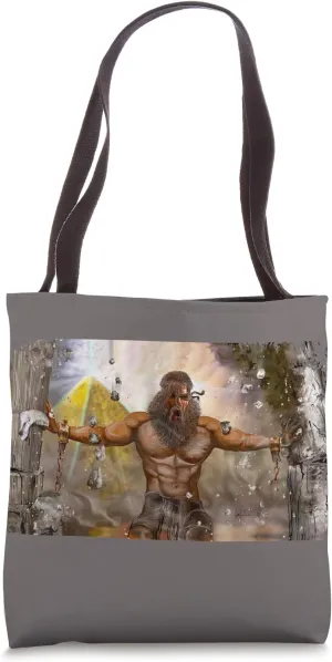 Samson the Judge Bible Story Strength Power Hair Ox Jaw Tote Bag