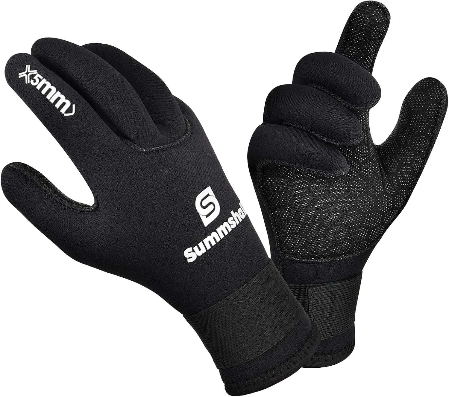 Scuba Diving Gloves, 3MM Neoprene Thermal Non-Slip Gloves for Diving, Surfing, Kayaking, Snorkeling, Sailing, Boating Neoprene Gloves for Men and Women