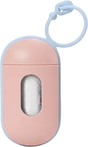 SEDLAV Pet Cat Pick Up Poop Bag Dispenser - Portable Dog Poop Waste Bag Holder for Leash - Outdoor Pet Supplies Garbage Bags Organizer, Made of Waterproof, Wear-Resistant Plastic