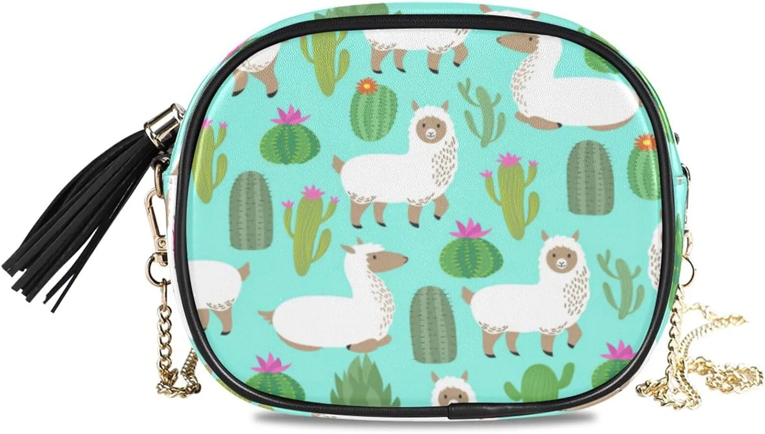 senya Crossbody Purse Small Crossbody Bags Shoulder Handbags Sleep Green Cactus for Women