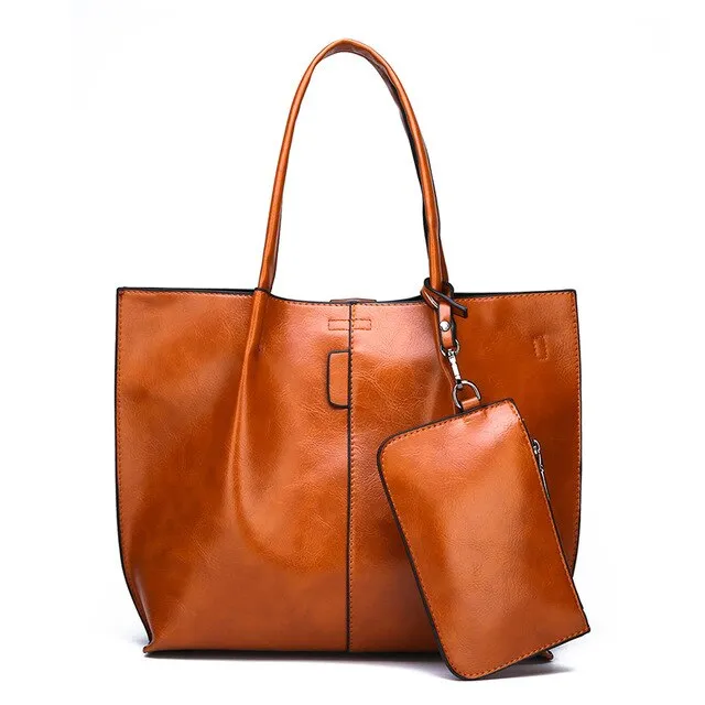 Shoulder Composite Bags Purse Women Leather 2 Women For Solid Door-to-door delivery Clutch Handbags Wallet Customizable options Bag Fashion Luxury Ladies Bags Sets Color