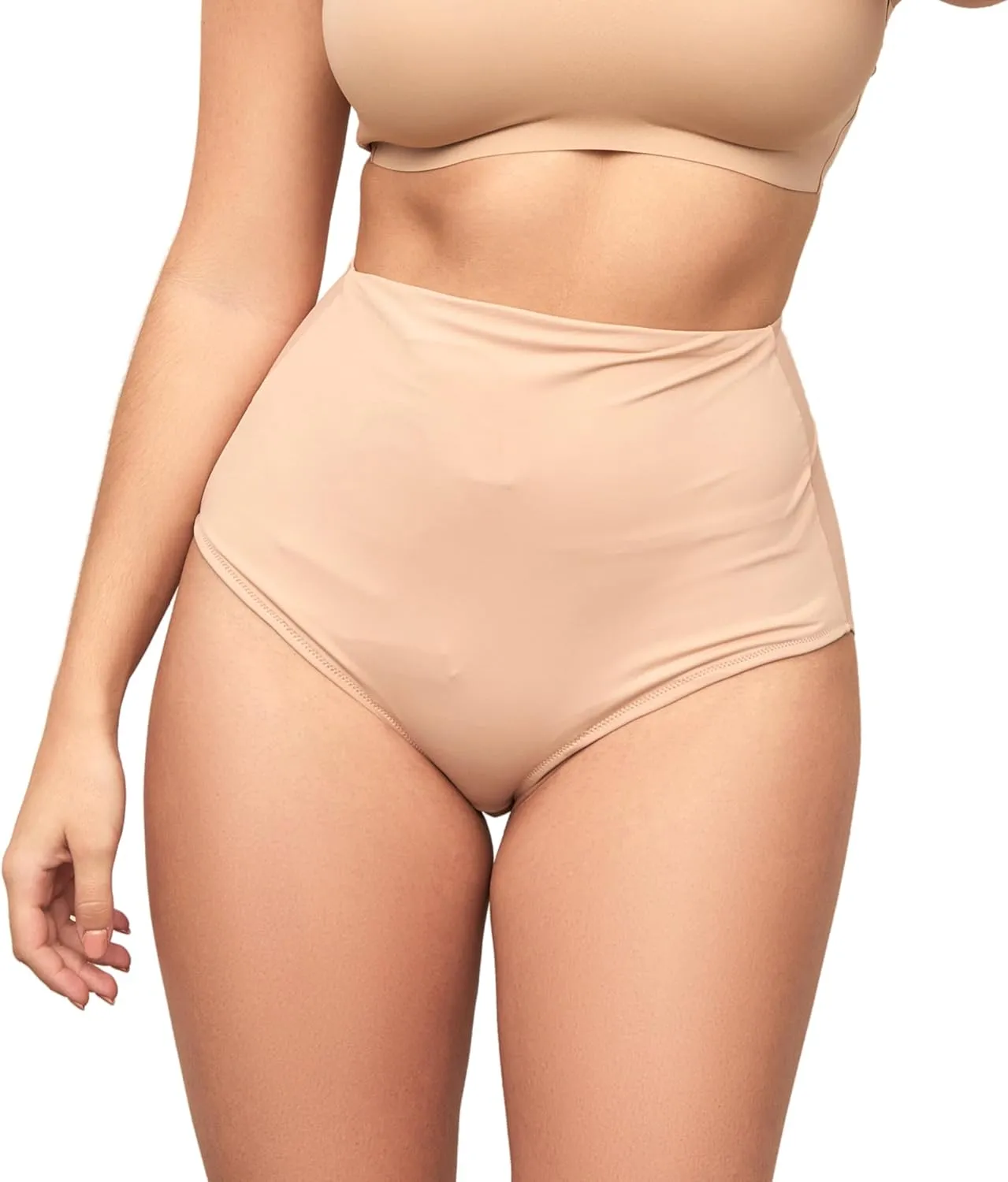SIIL Ostomy Bag Covers, Underwear for Women for Stoma Bag Covers, Stoma Slips for ostomy bags XS-XXL Made in Europe (Beige)